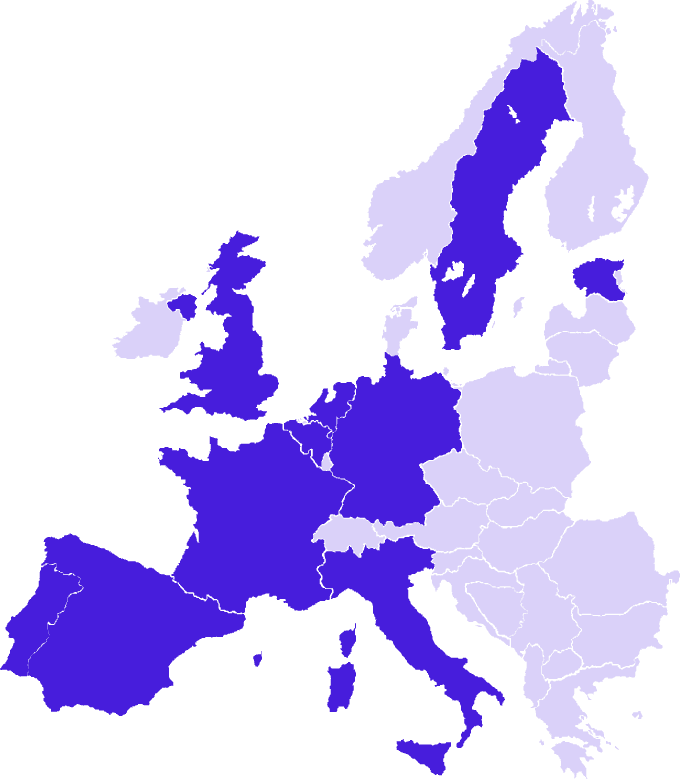 OPTIMA - mapa europa